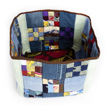 Load image into Gallery viewer, Robert G. Collier, Patchwork Basket (separates or set of 2)