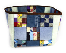 Load image into Gallery viewer, Robert G. Collier, Patchwork Basket (separates or set of 2)