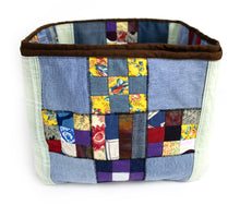 Load image into Gallery viewer, Robert G. Collier, Patchwork Basket (separates or set of 2)