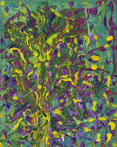 Carol O'Connor, "Garden of Curves, Swirls, and Colors that Blend"