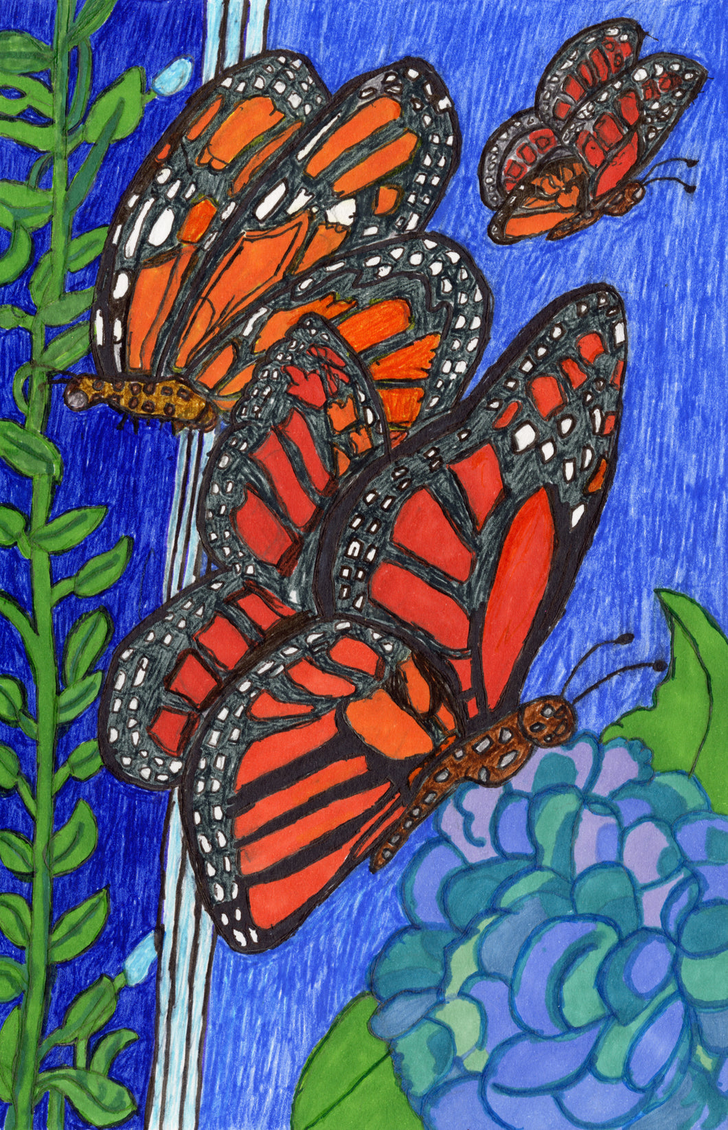 Ann Marie Kopp, Untitled (monarch butterflies)