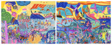 Load image into Gallery viewer, Ashlea Karkula, &quot;Denizens of the Deep&quot; (diptych)