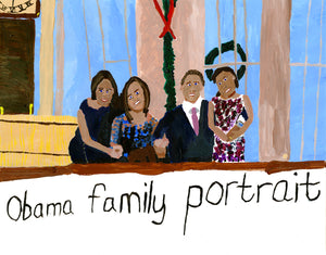 Dan Schlag, "Obama Family Portrait"