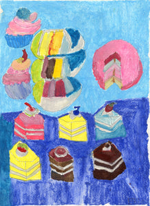 Eric Sherarts, "Yummy Cupcake and Cake"