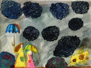 Evita Newman, Untitled (Rain Clouds)
