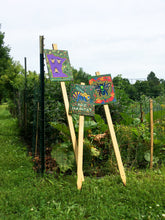 Load image into Gallery viewer, Mike Harris Jr., &quot;MN Bees&quot; Garden Sign