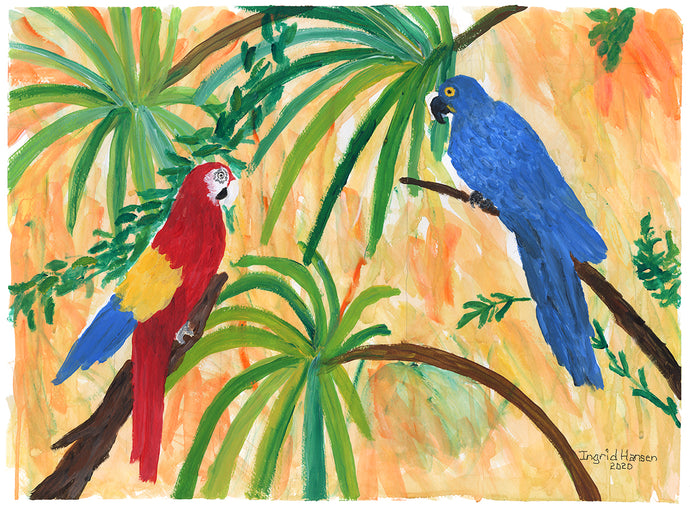 Ingrid Hansen, Untitled (Macaws)