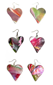 Ingrid Hansen, Heart Earrings (select a pair)