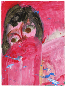 Janice Essick, "This is a Lady with Pink and Red"