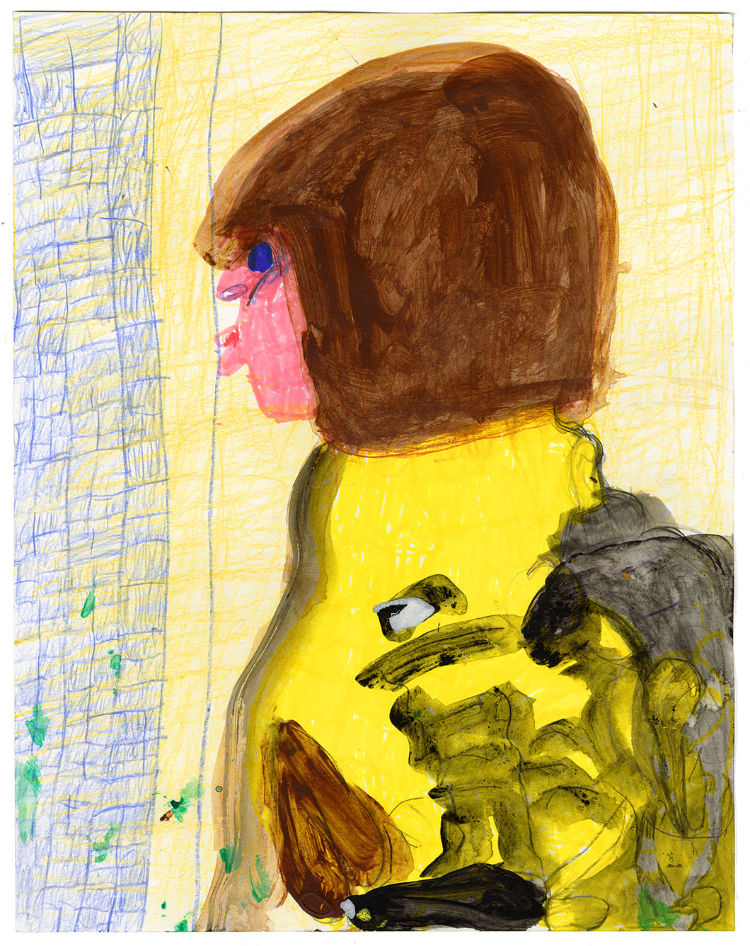 Janice Essick, Untitled (Figure with Brown Hair)