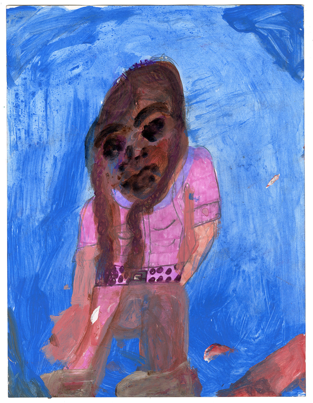 Janice Essick, Untitled (Figure with Blue)