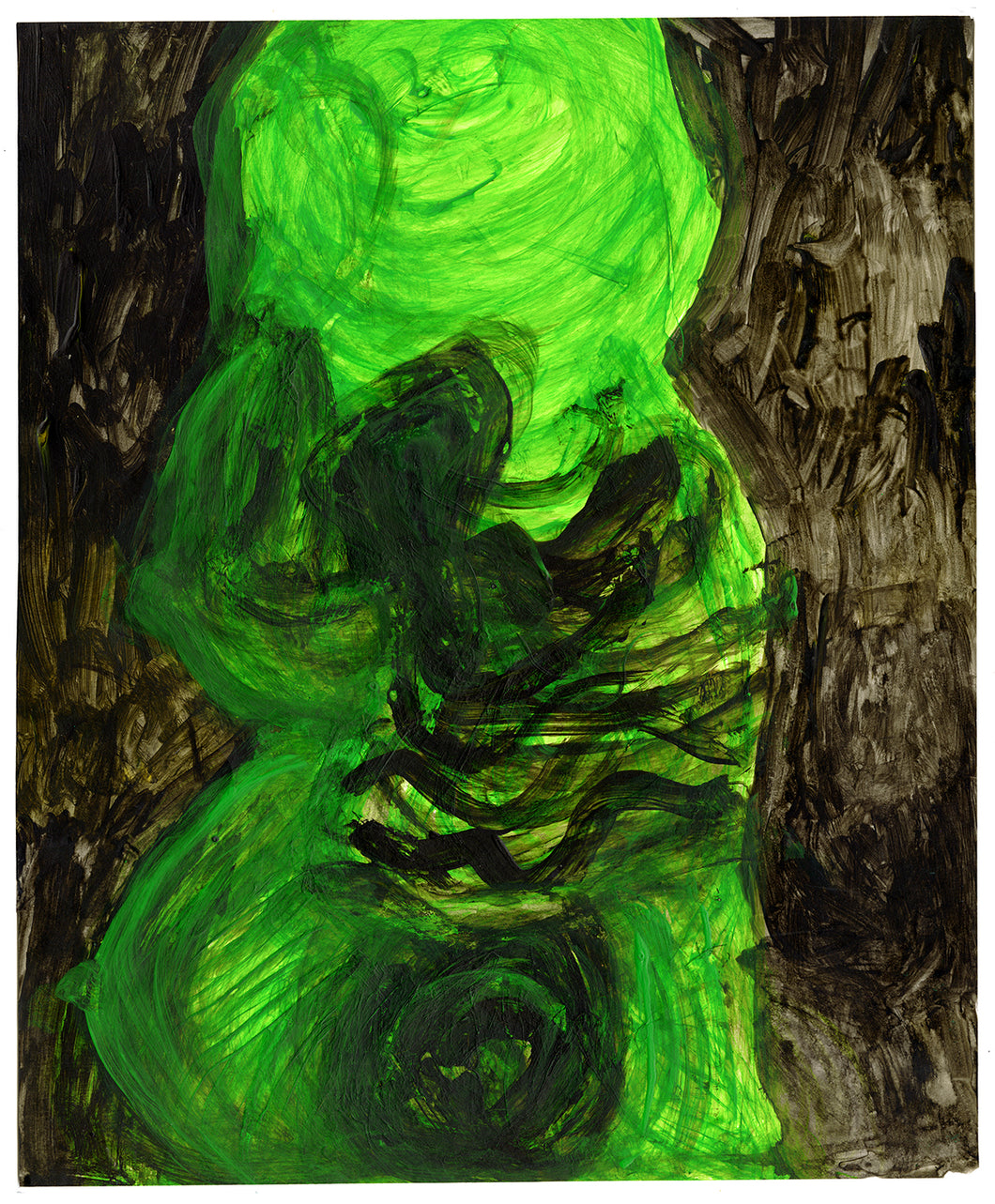 Janice Essick, Untitled (Green and Black)