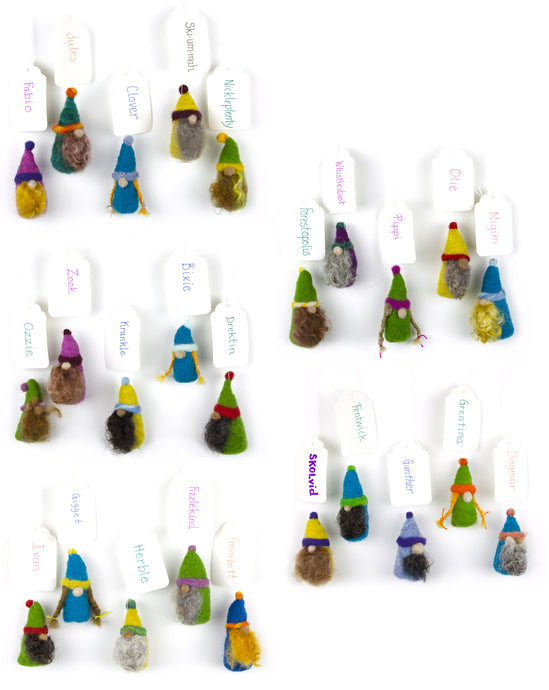 Jill Reedy, Felt Gnome Ornament (select one)