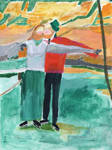 Laurie M., "Skating Couple"