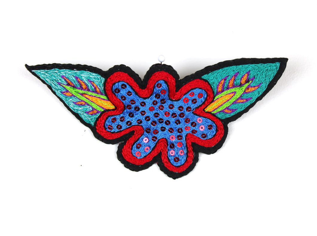 Linda Unnur Strong, Embroidered Hair Clip