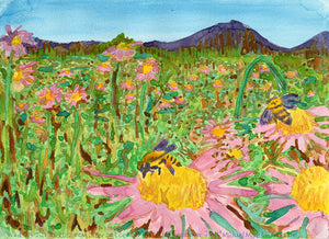 Mike Harris Jr. "Untitled Bee Flower 2043"