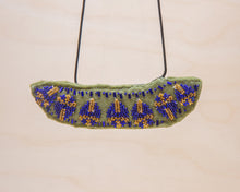 Load image into Gallery viewer, Rosemary Perronteau, Olive Felt Necklace