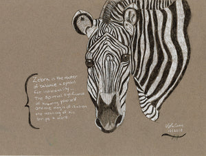 Victoria LaCroix, Untitled (Zebra)
