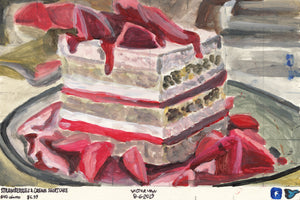 Victor Van, "Strawberries and Cream Shortcake"