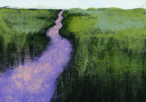 Virginia Townsend, "Purple Stream"