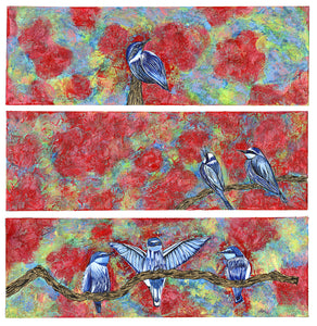 Virginia Townsend, Untitled (Bird Triptych)